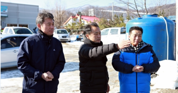 황은성 안성시장, 휴일에도 구제역 방역현장 진두지휘