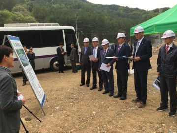 충북도의회 건설소방위원회 단양 소방서 및 만천하 스카이워크 현장 확인