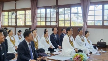 강종만 영광군수, 원불교 영광교구 초청 조찬기도회 참석  