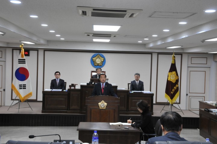 대전 중구의회, 제194회 정례회 구정질문 실시