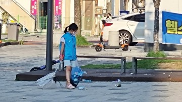광양시 중마동 가야봉사단, 환경 정화 활동 펼쳐 