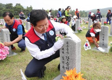 장종태 서구청장, 호국보훈의 달 의미 되새겨!