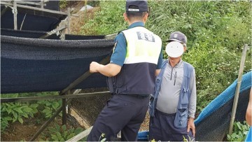 운봉파출소, 수확철 인삼 농가 순찰 및 홍보 활동