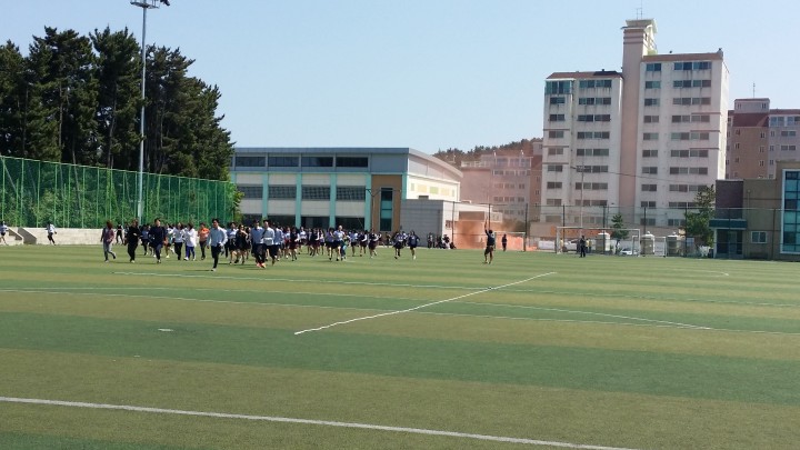 울진중, 지진해일대피훈련·안전문화행사 실시