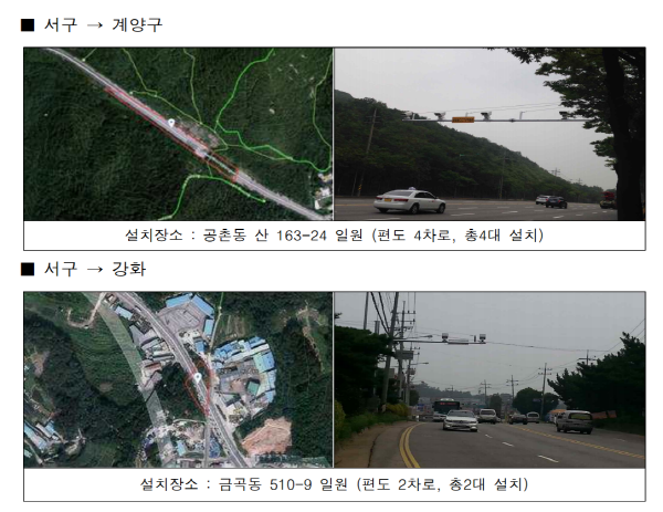 서부서, 유관기관과 차량번호 인식용 CCTV 6대 설치