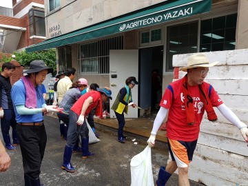 전국 시군자치구의회 청주지역 수해복구 지원 잇따라