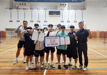 대전과기대, 2025 대학생활체육축전 배드민턴 우승