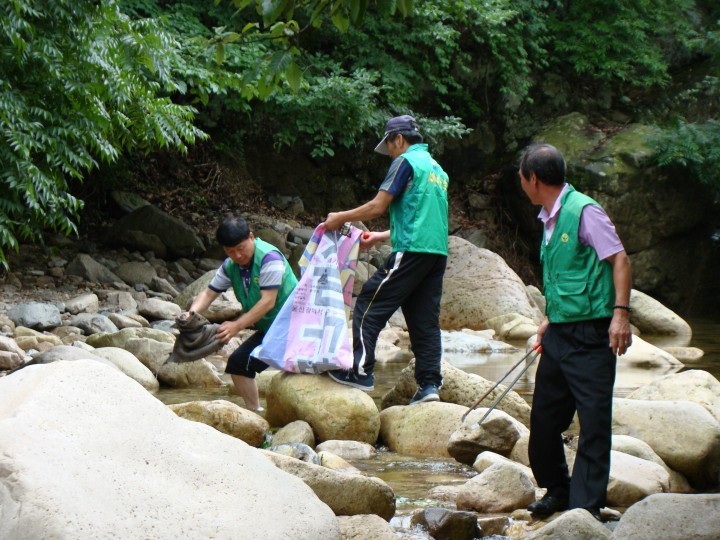 온산읍 여름 휴가철 산림정화 캠페인 실시