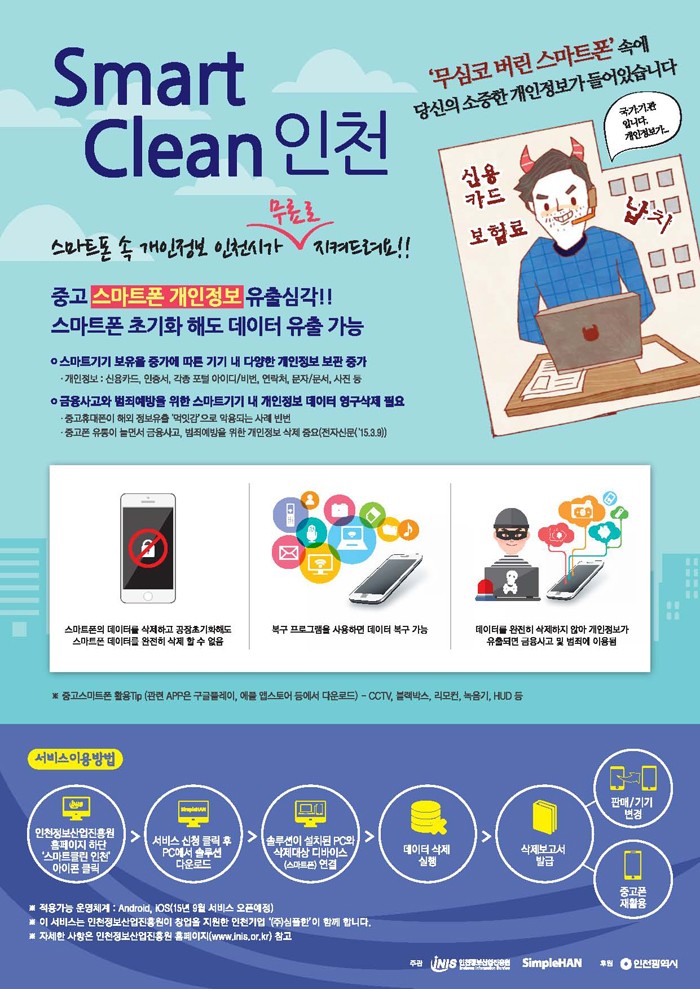 Smart-Clean인천(개인정보삭제) 안내