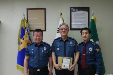원주署 '유휴공간 아이디어 활용' 한택용 경위 표창