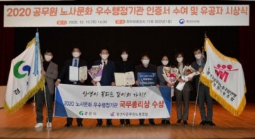 2020년 재난관리평가서 행정안전부장관 표창 수상한 경산시