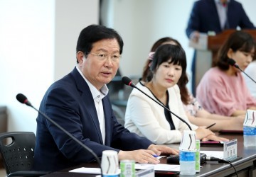 장종태 서구청장, 어린이집 보육교사와 ‘행복 담은 마중물 대화방’ 개최