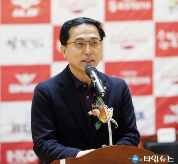 박희조 동구청장, 야구 꿈나무들의 꿈을 응원합니다