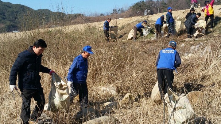 신원면, 새 봄맞이 국토대청결 운동 펼쳐