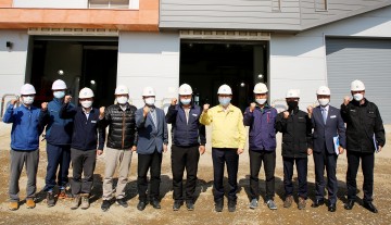 자원순환형 바이오가스화시설 추진상황 점검하는 서산시