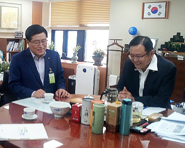 각 중앙부처를 방문한 한상기 태안군수