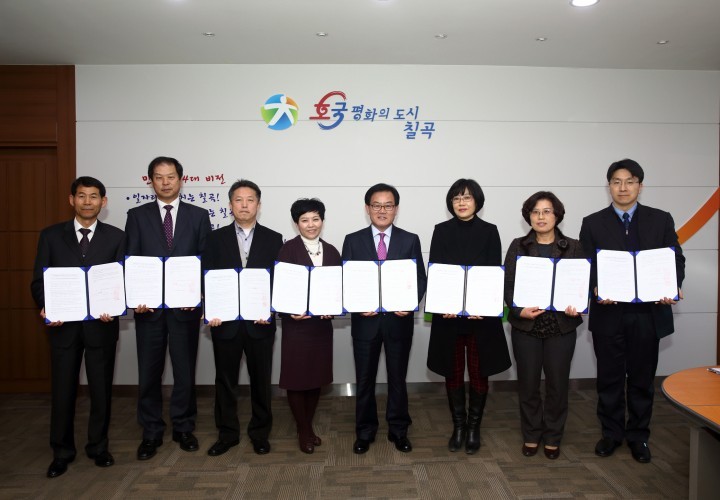 칠곡군, 8개 일자리창출사업 약정체결
