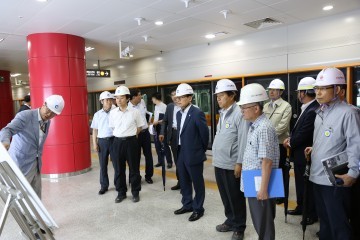 인천시 정무경제부시장 주재, 인천도시철도 2호선 현장점검 