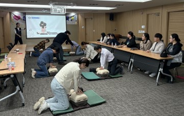 의성군, 자동심장충격기 관리책임자 심폐소생술 교육 실시