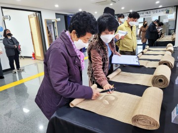 천년을 지켜온 안동포짜기 명인들의 가을빛 향연