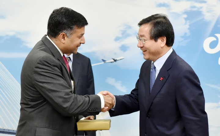 유 시장, 비크람 도래스와미 주한인도대사 접견