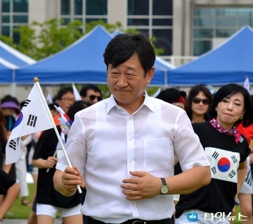 김경훈 대전시의회 의장, 플래시몹 어렵다!