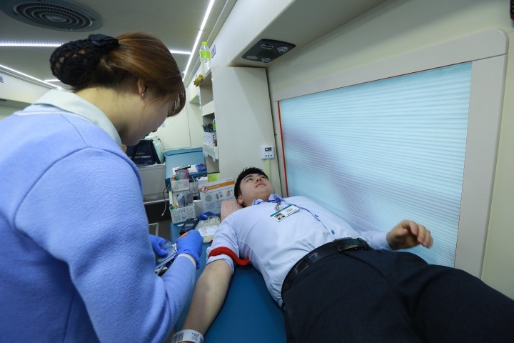 충남대학교병원, 사랑의 헌혈운동 전개