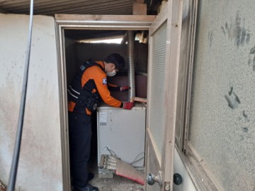 해남소방서 119 생활안전순찰대 겨울철 화재 대비 연통보일러 점검 등 대민지원활동에 힘쓰다.