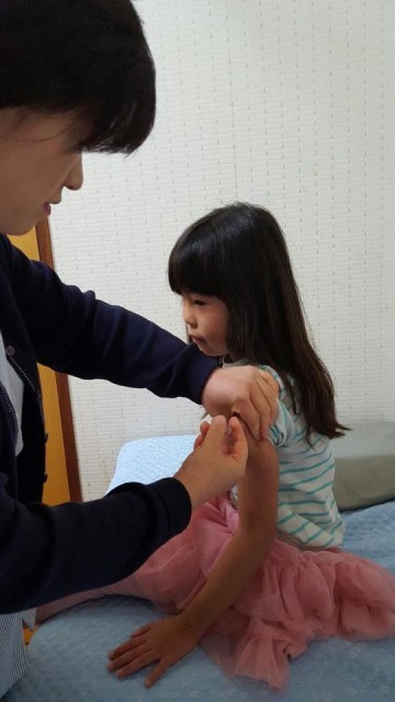 군위군 드림스타트 아동, 독감 예방접종으로 면역력 쑥~~