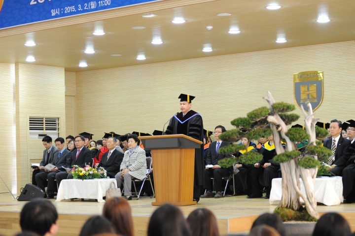 경북전문대학교  2015학년도 입학식 개최
