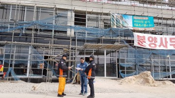 보성소방서 홍교119안전센터, 겨울철 건축공사장 화재예방점검