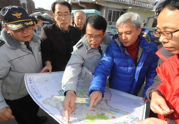 오산시 곽상욱 시장 재난취약시설 안전점검 나서