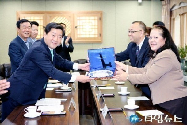 캄보디아왕국 노르돔 시리부드 왕자 논산 방문