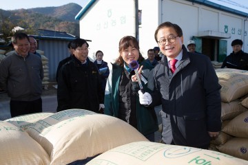 구미시, 2017년산 공공비축미곡 건조벼 첫매입 실시