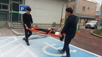 강서1동 청사주민센터 화재진압 및 대피훈련 등 소방훈련 실시