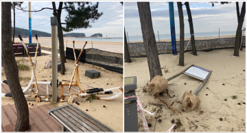 가세로..'르네상스 태안!' 글쎄? 만리포 해수욕장 30년 전으로 후퇴할 것!