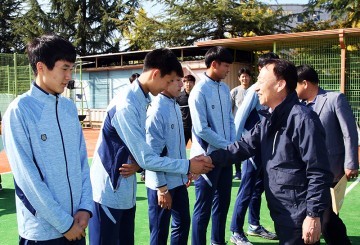 설동호 대전시교육감, 제98회 전국체육대회 출전 선수단 격려!