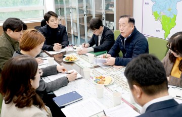 김진오 대전시의회 의원, 복수초 통학로 안전 대책 논의