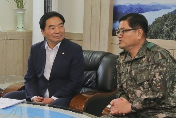 박수범 대덕구청장, 탄약지원 사령관과 간담회 가져