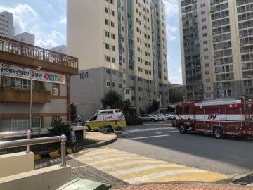광양소방서 중마119안전센터, 신화유치원 공공기관 합동소방훈련