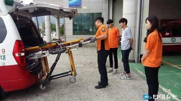 순천소방서, 청암대학교 응급구조과 동승실습교육