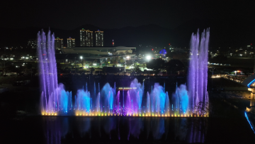 화순군, ‘꽃강길 음악분수대’ 4월부터 공연 시간 변경  