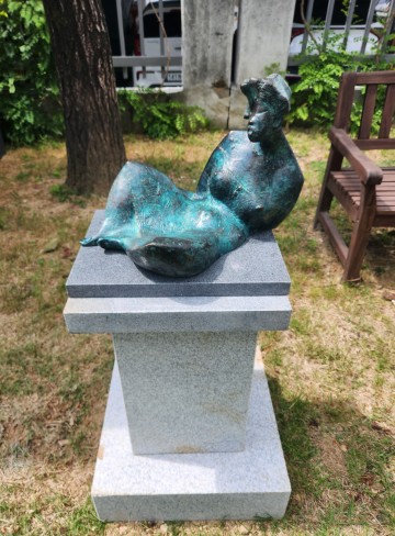 구미시, 청사 내 산책로  미술(조각)작품 10점 전시