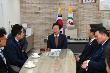 안동JC·대만 난터우청년상회, 권기창 안동시장 접견