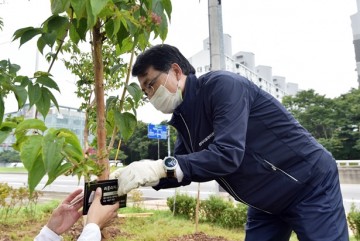 천안시시설관리공단, 아이나무 심기 행사 비대면 개최