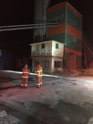 보성소방서, 제석리미콘 야간 불시출동 훈련