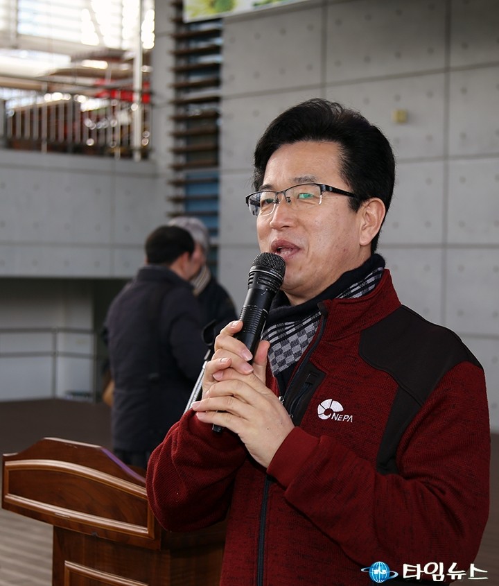 허태정 유성구청장, 권선택·문재인 유성에도 오세요!