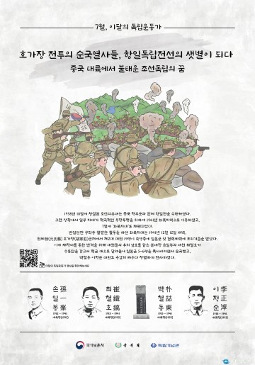 2021년 7월의 독립운동가, 손일봉, 최철호, 박철동, 이정순 선생