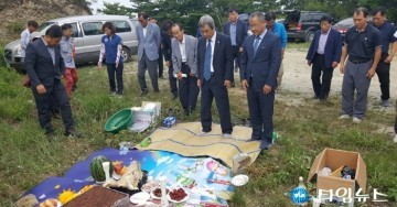 경주시 양북면 가뭄극복 염원 기우제 가져
