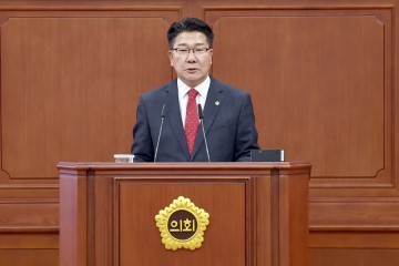 송활섭 대전시의회 의원, 굵직한 현안 사항 추진에 대한 시정질문 나서